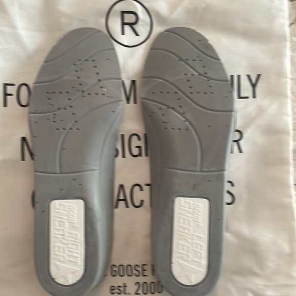 Golden Goose SuperStar sneakers- silver star and glittery navy heel tab Sz 8(38) - Picture 8 of 11